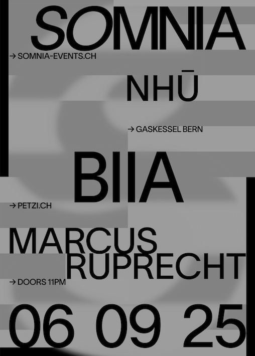 Somnia w/ BIIA (PTR), Nhū, Marcus Ruprecht