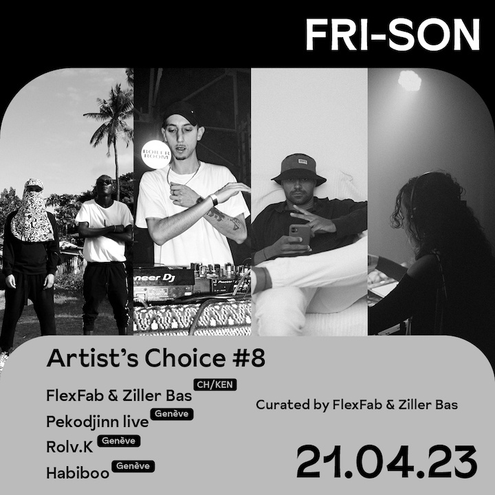 ARTIST'S CHOICE – CURATED BY FLEXFAB & ZILLER BAS (CH/KEN) : PEKODJINN (GE) | ROLV.K (GE) | HABIBOO (GE)