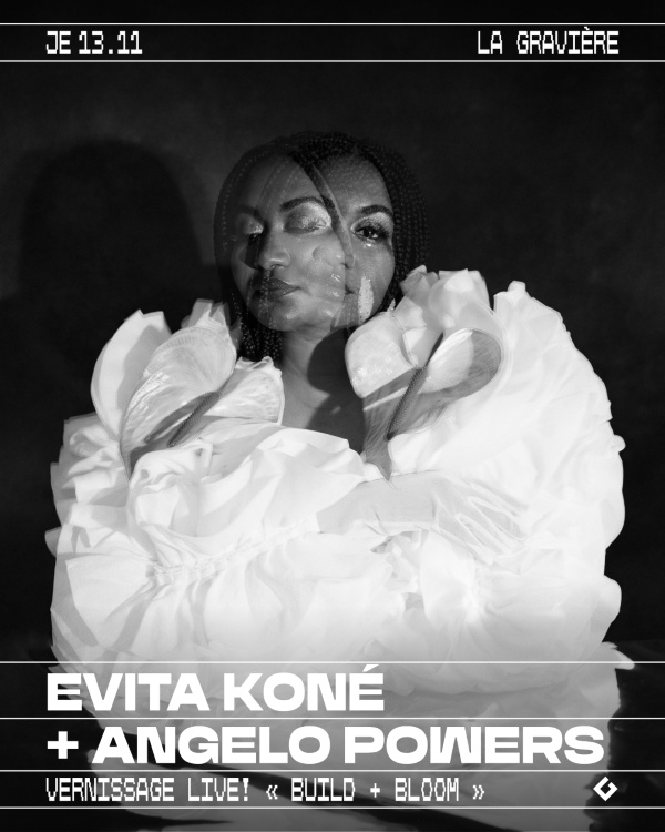 VERNISSAGE LIVE! : EVITA KONÉ [CH] + ANGELO POWERS [CH]