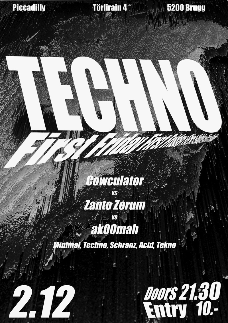 First Friday TECHNO